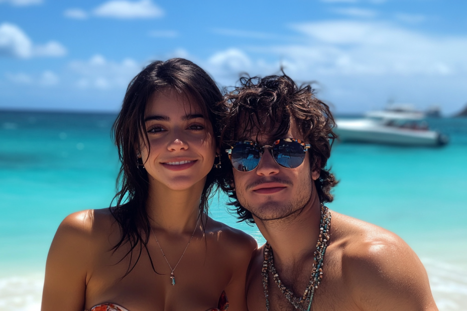 Camila Cabello Kisses Henry Junior Chalhoub in St. Barts Beach Photos