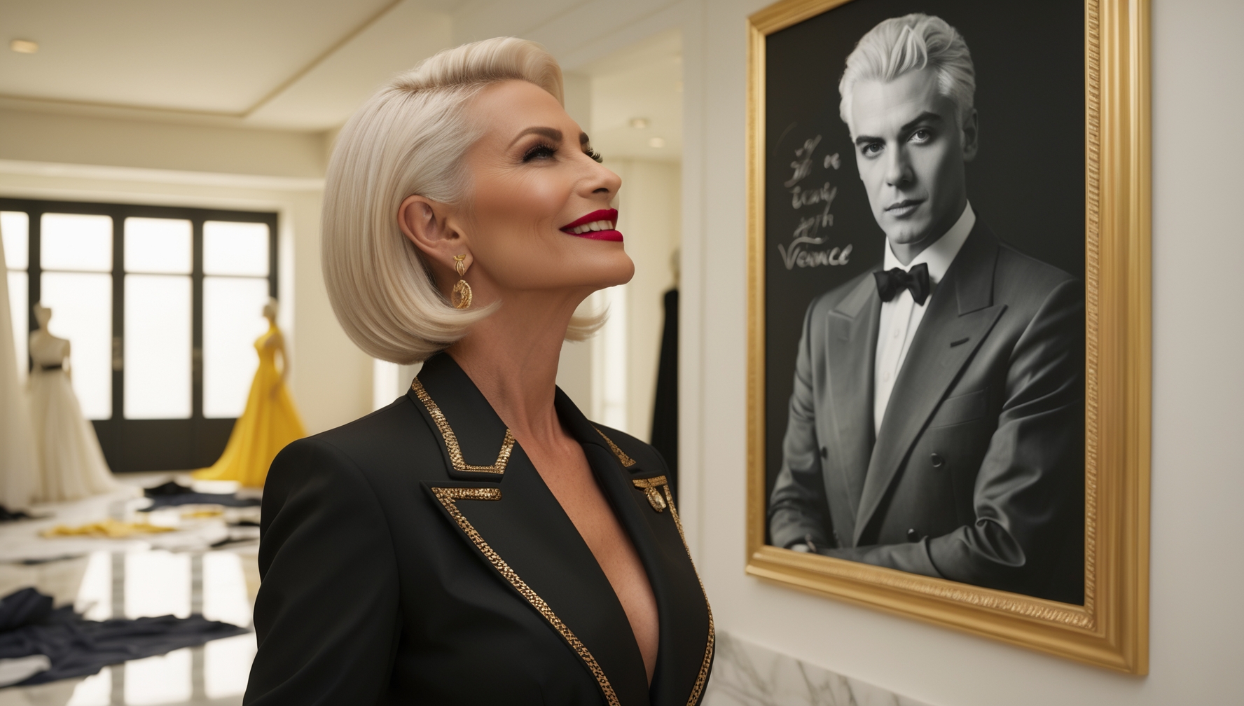 Donatella Versace hails brother as she bows out as creative director